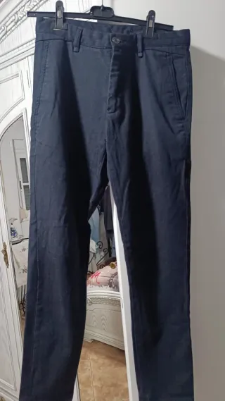 Pantalón Zara azul mujer