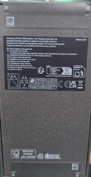 Samsung Galaxy S25 256GB Azul