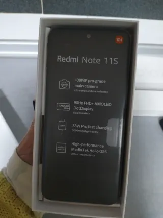 Xiaomi Redmi Note 11S negro Totalmente nuevo