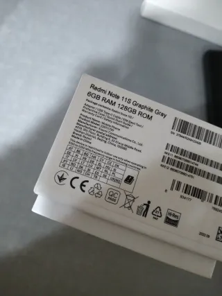 Xiaomi Redmi Note 11S negro Totalmente nuevo