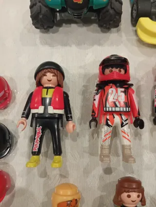 Playmobil: Vehículos y Pilotos Motor