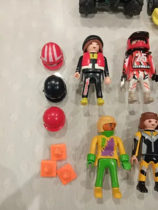 Playmobil: Vehículos y Pilotos Motor