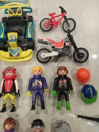 Playmobil: Vehículos y Pilotos Motor