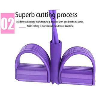 Bandas de Resistencia 4 Cuerdas de extracción elástica para ejercitantes Bandas de Resistencia al Vientre Set Home Gym Capacitación Deportiva Banda elástica para Equipos de Fitness 66