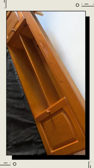 Mueble de madera provenzal para colgar