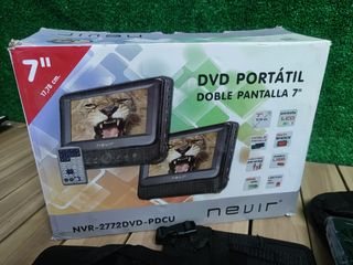 DVD Portatil Nevir 7" X2 Nvr-2772Dvd-Pdcu Negro USB