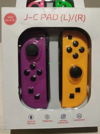 Mando Joy-Con Nintendo Switch Morado y Amarillo