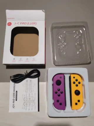 Mando Joy-Con Nintendo Switch Morado y Amarillo