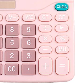 Calculadora DX-837B Nuevo (rosas ) Calculadoras Científicas, Calculadoras De Oficina Calculadora Rosa Calculadora De Bolsillo Calculadora Manual Calculadora Pequeña De Mano(Rosa)