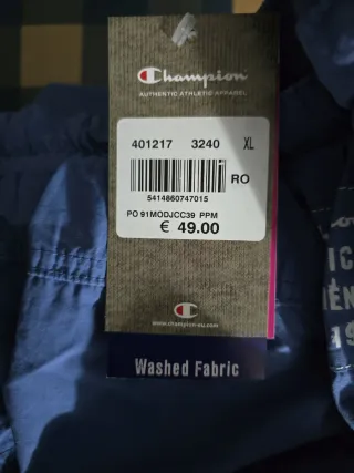 Pantalón Cargo Champion Azul Chica 13-14 años