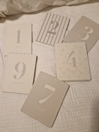 Tarjetas Meses Bebé Recién Nacido Fotos