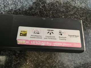 Soundbar LG non funzionante con subwoofer attivo