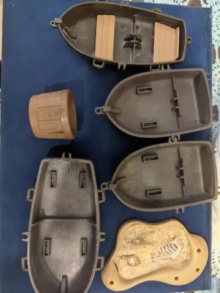 Lote de Playmobil Barco y Accesorios