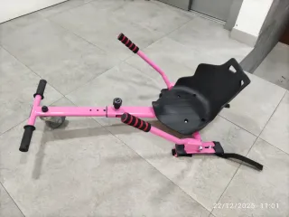 Hoverboard con asiento rosa