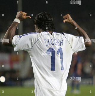 Camiseta Chelsea UCL 06/07 Drogba ORIGINAL