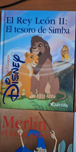 Lote de 4 libros Disney.