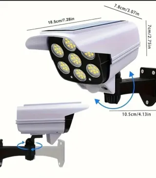 Lámpara Solar Exterior 77 LED IP44