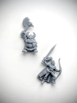 Talisman Warhammer Héroes Elfo y Enano