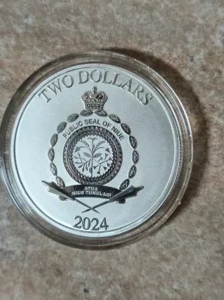 Moneda Plata 1 Onza Héroe Griego