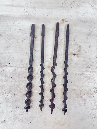 Brocas antiguas taladro barbequi