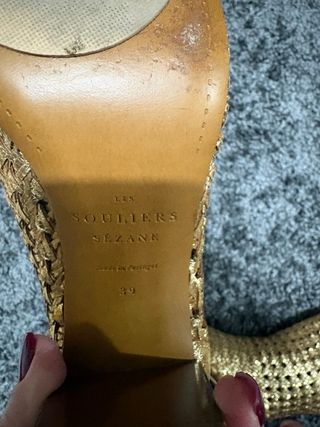 Botín Alba Sezane Dorado