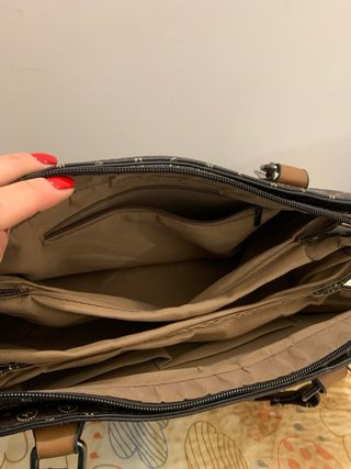 Borsa vintage marrone monogramma