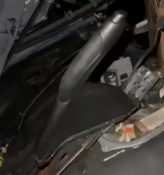 Freno de mano y 2 agarraderas techo civic