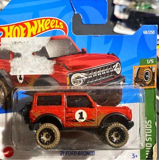 Hotwheels '21 Ford Bronco Mud Studs