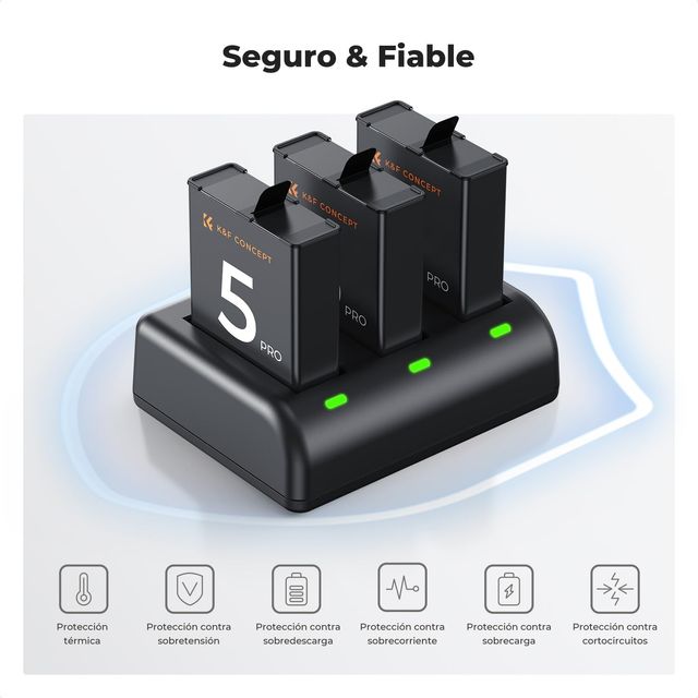 3 Pack Baterías 2100 mAh y Cargador dji OSMO 360
