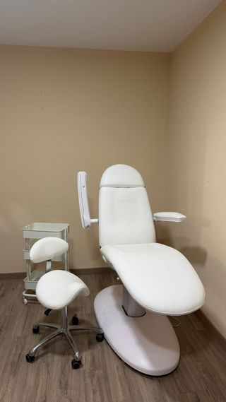 Sillón eléctrico profesional blanco