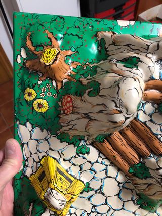 Star toys Trolls diorama.