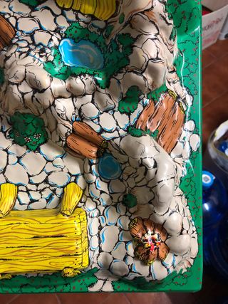 Star toys Trolls diorama.