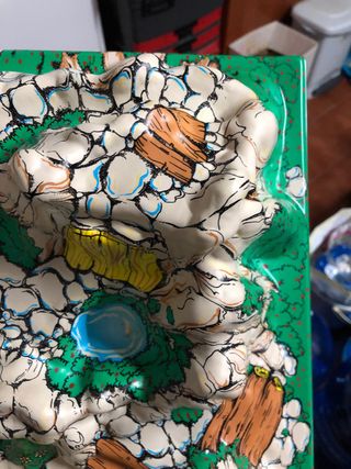 Star toys Trolls diorama.