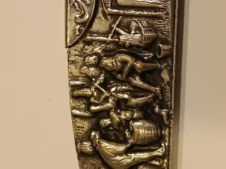 Pettine vintage anni '50 con decorazioni