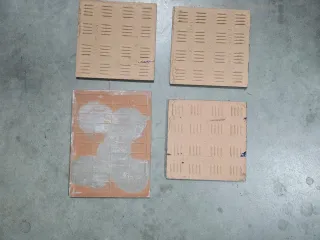 Juego 6 Baldosas Michelin Bibendum Azul