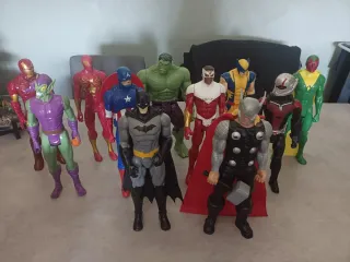 Figuras de Superhéroes Marvel y DC