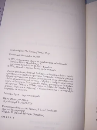 El retrato de Dorian Gray Mondadori