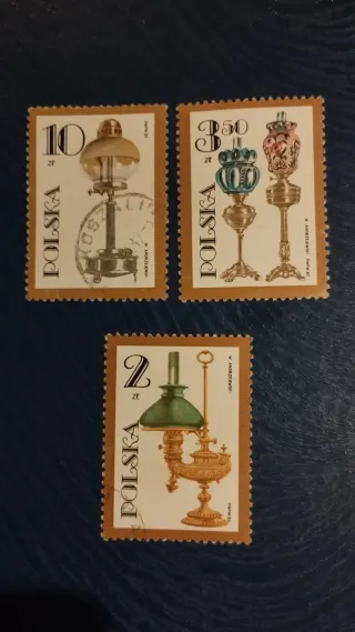 Sellos Polonia Lote 111 Lámparas Antiguas