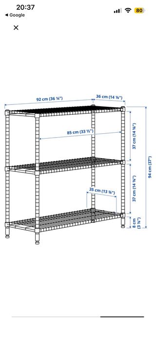 4 Estructuras Omar Ikea Metal