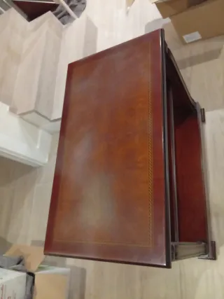 Mueble auxiliar madera 2 estantes