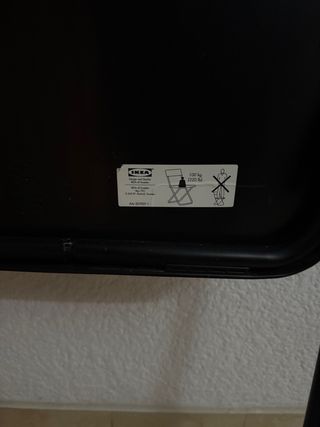 NISSE - Silla plegable, negro