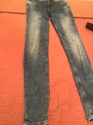 Pantalón vaquero Mango azul