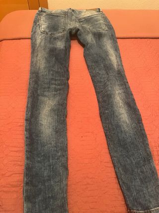 Pantalón vaquero Mango azul