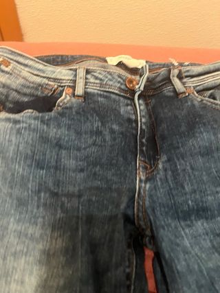 Pantalón vaquero Mango azul