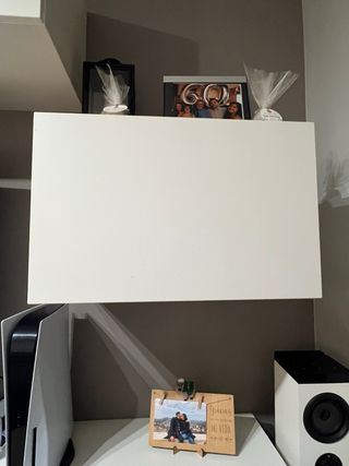 Mueble TV salón modular blanco