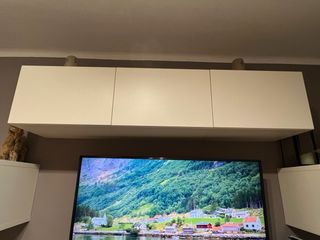 Mueble TV salón modular blanco