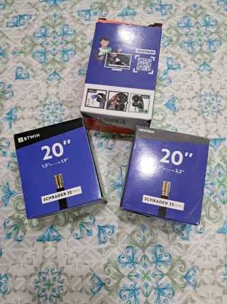 Cámaras de bicicleta 20 Schrader 33mm