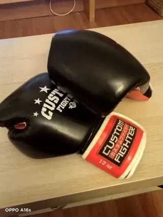 Guantes de boxeo 12oz y vendas