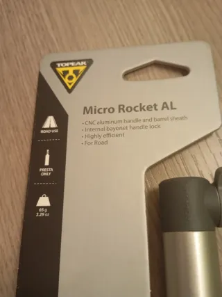 Bomba Topeak Micro Rocket AL 160psi