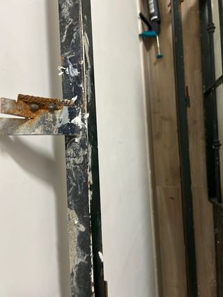 Puerta blindada para patios